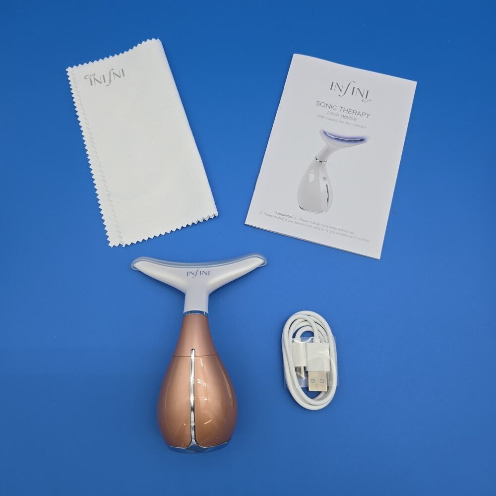 Infini Sonic Therapy Neck Device Massage Tool w/ Box New Complete - Picture 2 of 3